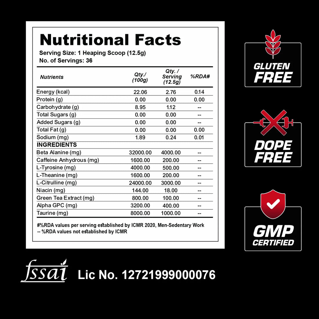 Iron Chaze Preworkout